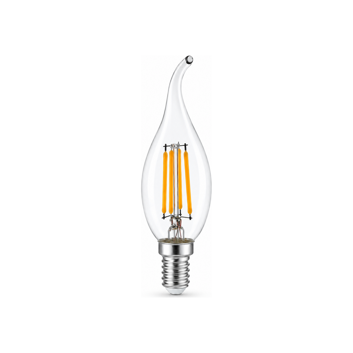 Heka T35 Şeffaf Cam Rustik LED Ampul 8W E14 3000K Gün Işığı ERD-36