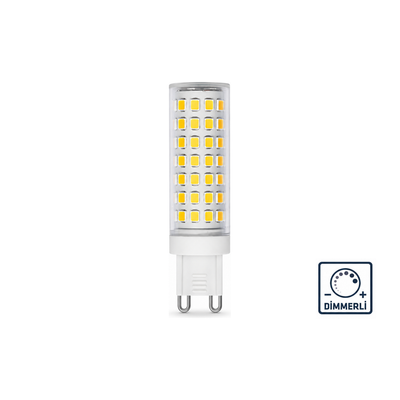 Heka Uzun Mısır Şeffaf LED Ampul 7W G9 3000K Gün Işığı ERD-289
