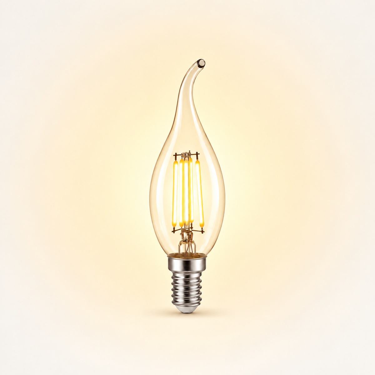 Heka T35 Şeffaf Cam Rustik LED Ampul 8W E14 3000K Gün Işığı ERD-36