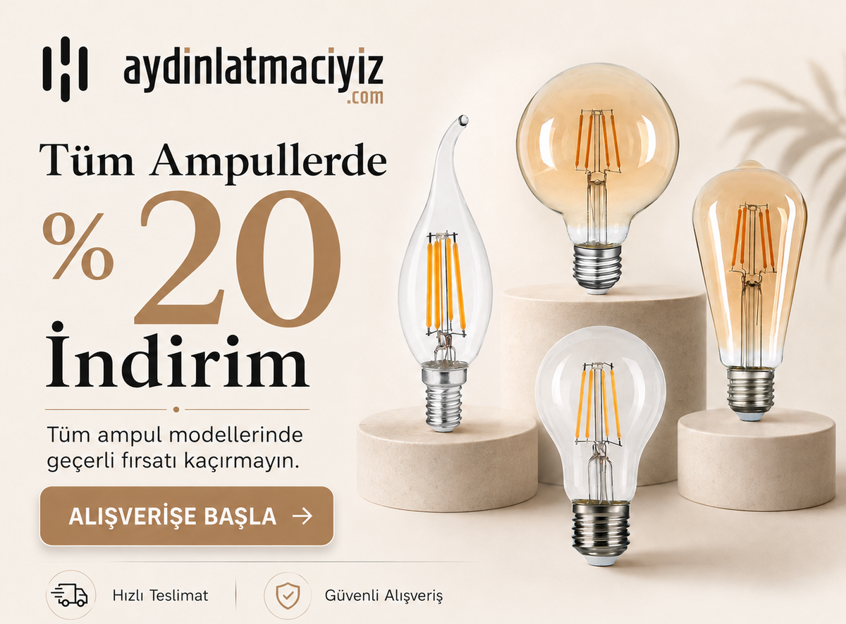 Ampullerde %20 İndirim
