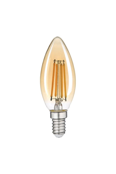 Heka C35 Bal Düz LED Ampul 6W E14 2500K Sarı Işık ERD-34