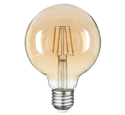 Heka Rustik Led Ampul E27 G95 8W 2500K Gün Işığı ERD-86 - Aydınlatmacıyız