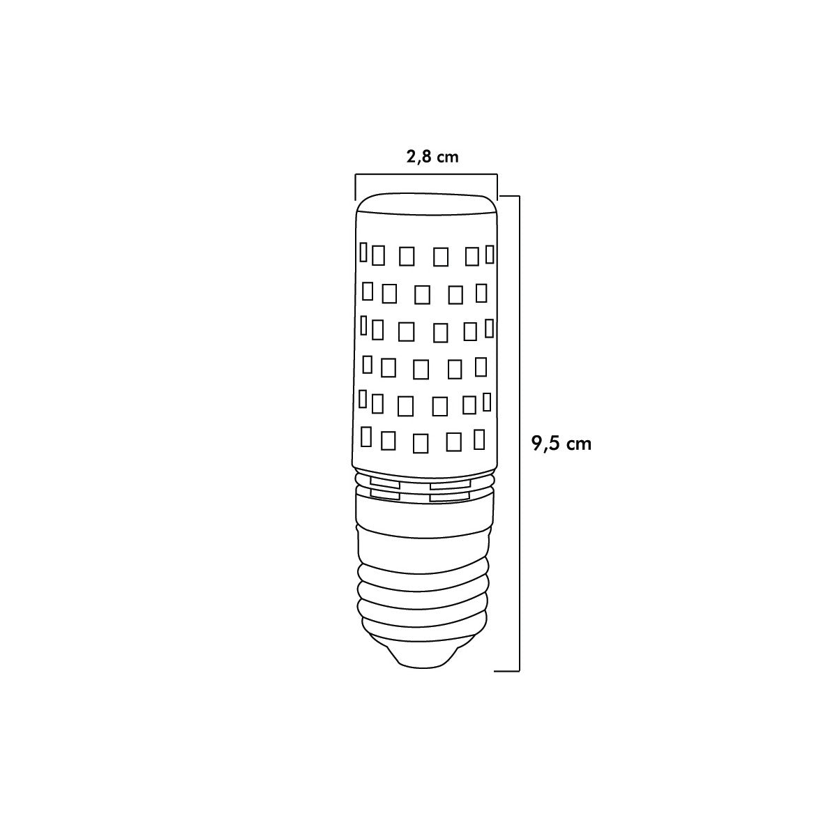 Mısır Şeffaf 10W Üç Renkli E27 LED 10'lu Ampul ERD-307